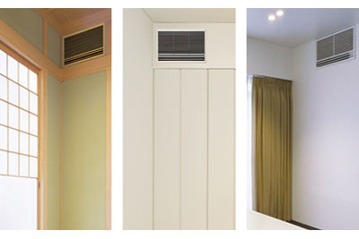 特殊壁埋め込みエアコン