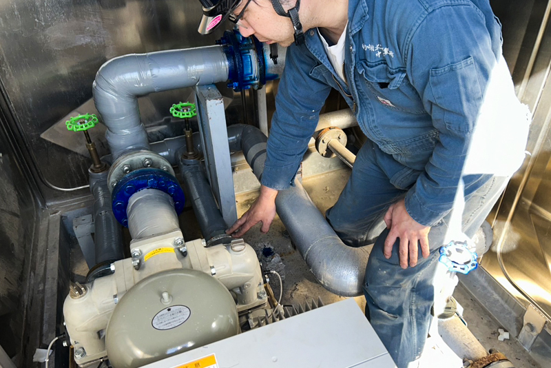 業務用ポンプの点検・修理